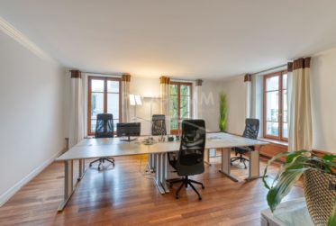 Quai du Rhône. Bureaux haut standing avec fibre, parkings et balcons. Parkings disponibles.